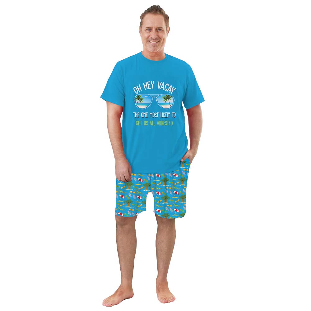 Most Likely To Vacay Sayings Family Matching Short Sleeves Pajamas Most Likely To Vacay Sayings Family Matching Short Sleeves Pajamas
