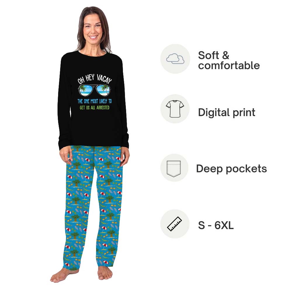 Vacation Most Likely To Family Holiday Jammies Vacation Most Likely To Family Holiday Jammies