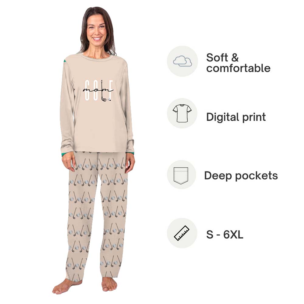 Personalized Golf Matching Family Pajamas Personalized Golf Matching Family Pajamas