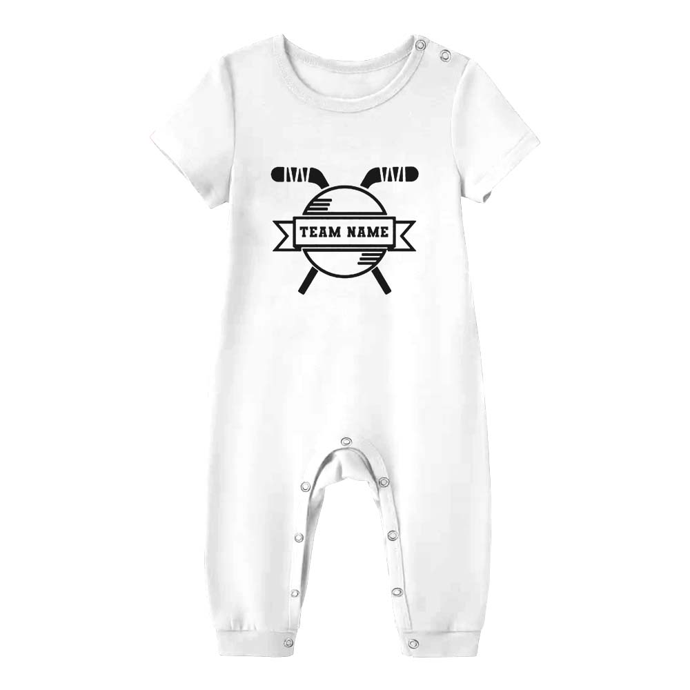 Hockey Themed Custom Name Matching Family Pajama Short Sets Hockey Themed Custom Name Matching Family Pajama Short Sets