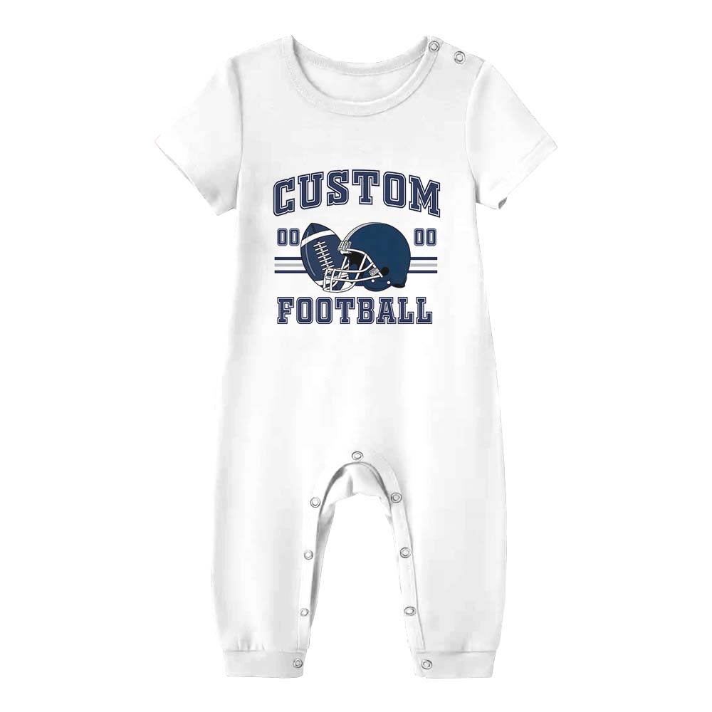 Personalized Football Team Family Matching Tops And Shorts Personalized Football Team Family Matching Tops And Shorts
