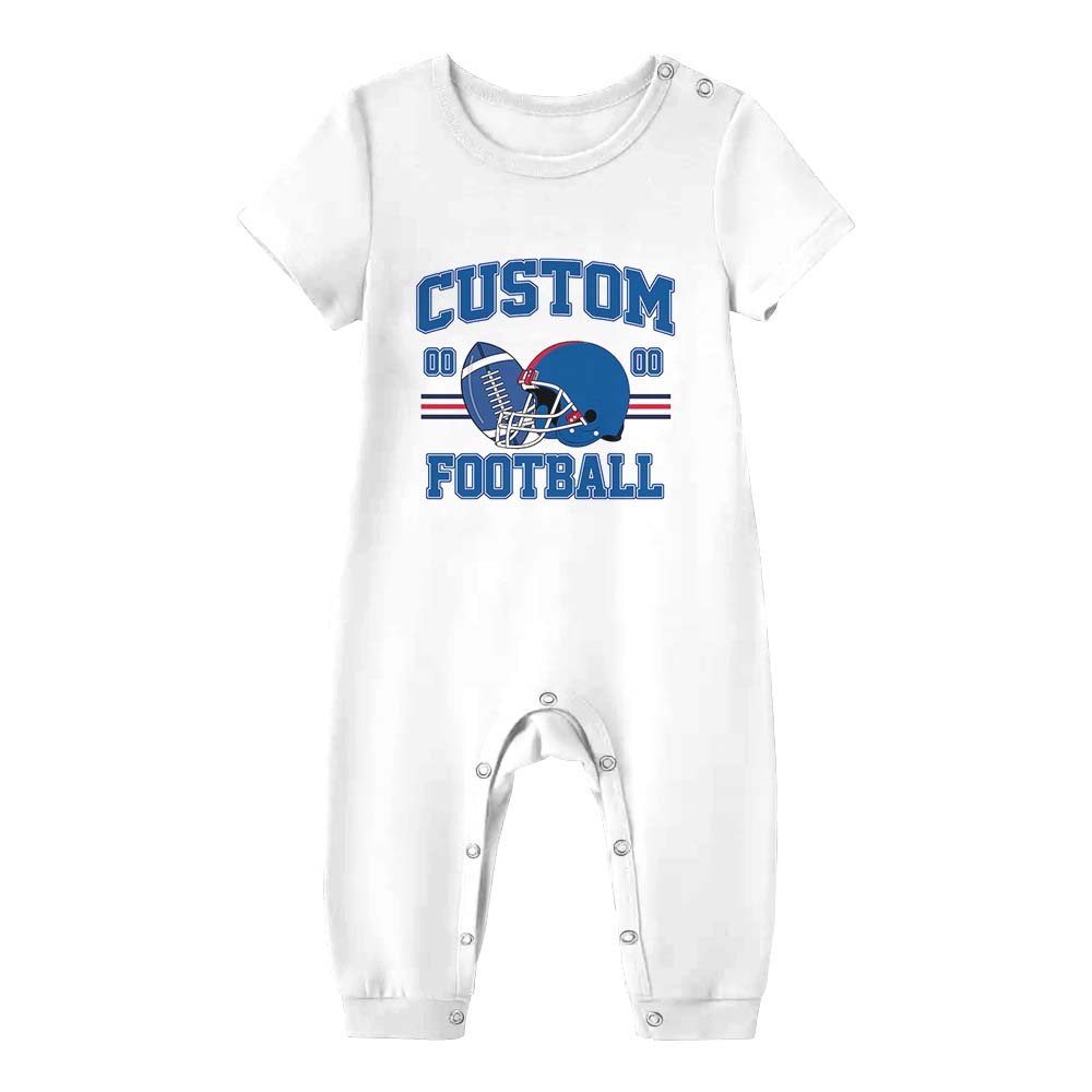 American Football Short Pajamas With Number And Name American Football Short Pajamas With Number And Name