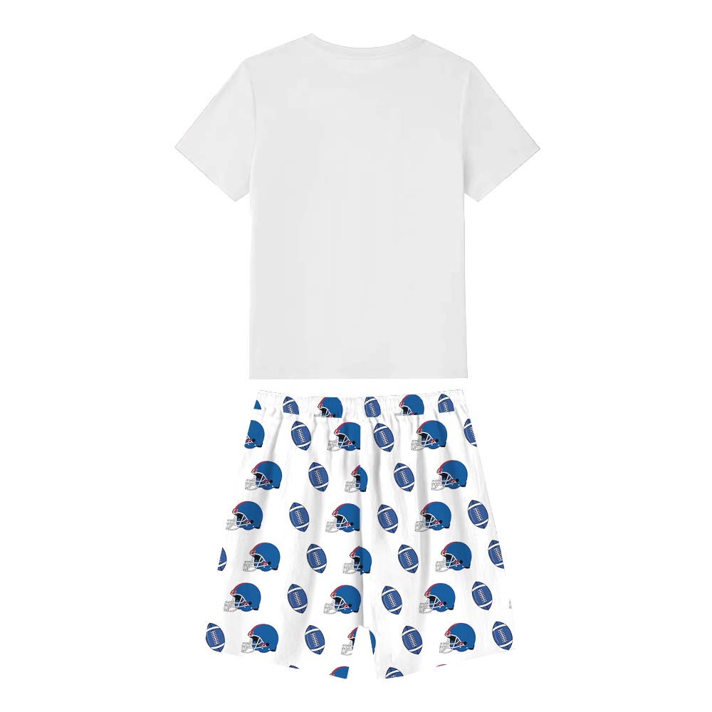 American Football Short Pajamas With Number And Name American Football Short Pajamas With Number And Name