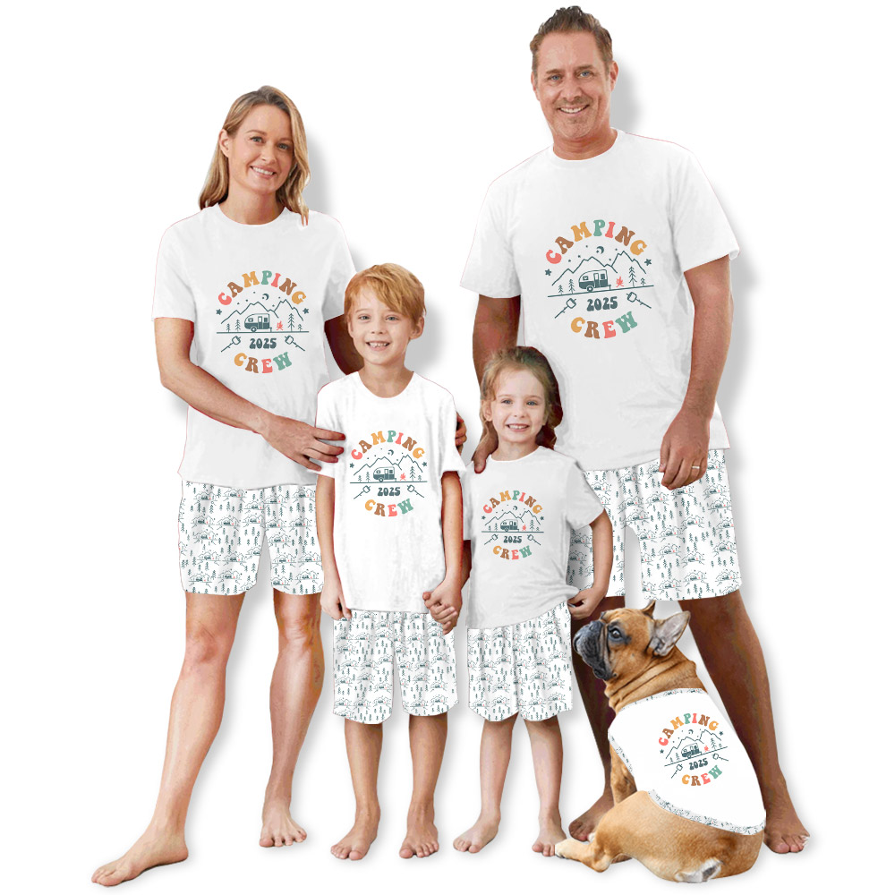 Camping Crew Matching Jammies For Family 2025 Camping Crew Matching Jammies For Family 2025