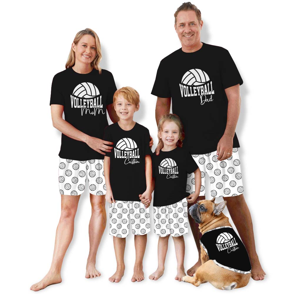 Personalized Volleyball Matching Tops And Shorts
