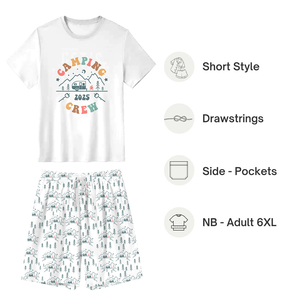 Camping Crew Matching Jammies For Family 2025 Camping Crew Matching Jammies For Family 2025