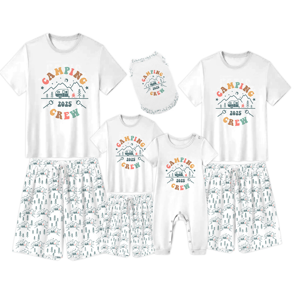 Camping Crew Matching Jammies For Family 2025 Camping Crew Matching Jammies For Family 2025