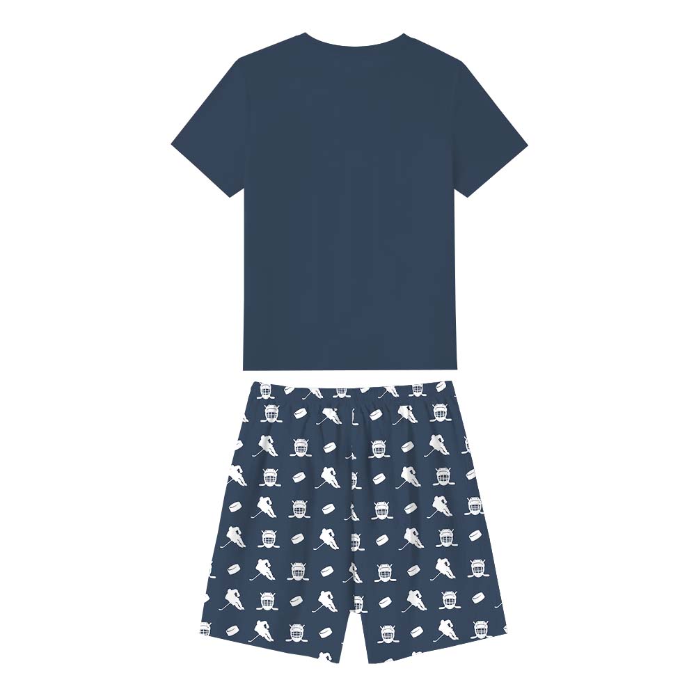 Sporty Game Day Hockey Family Matching Tops And Shorts Sporty Game Day Hockey Family Matching Tops And Shorts