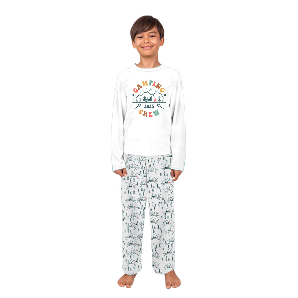 Cute Camping Crew Matching Pajamas For Adults And Kids 2025 Cute Camping Crew Matching Pajamas For Adults And Kids 2025