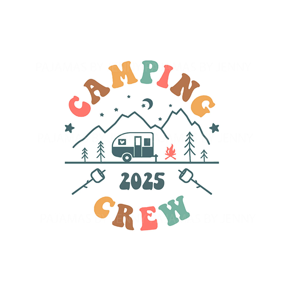 Cute Camping Crew Matching Pajamas For Adults And Kids 2025 Cute Camping Crew Matching Pajamas For Adults And Kids 2025