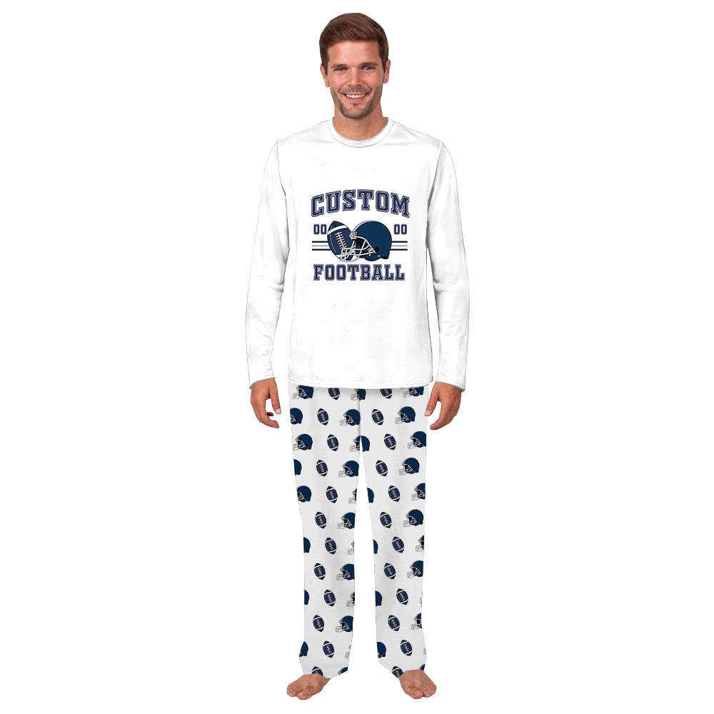 Football Custom Name Owner And Dog Pajamas
