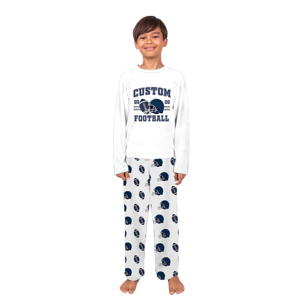 Football Custom Name Owner And Dog Pajamas