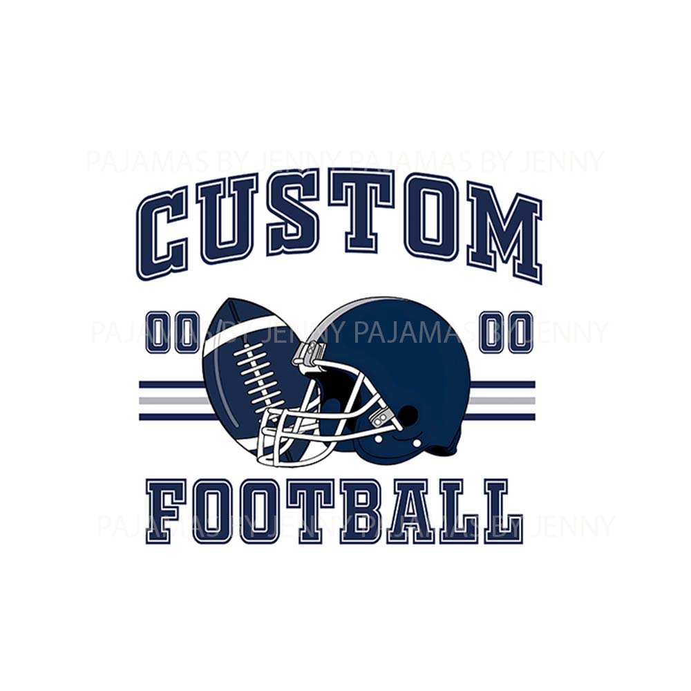 Football Custom Name Owner And Dog Pajamas