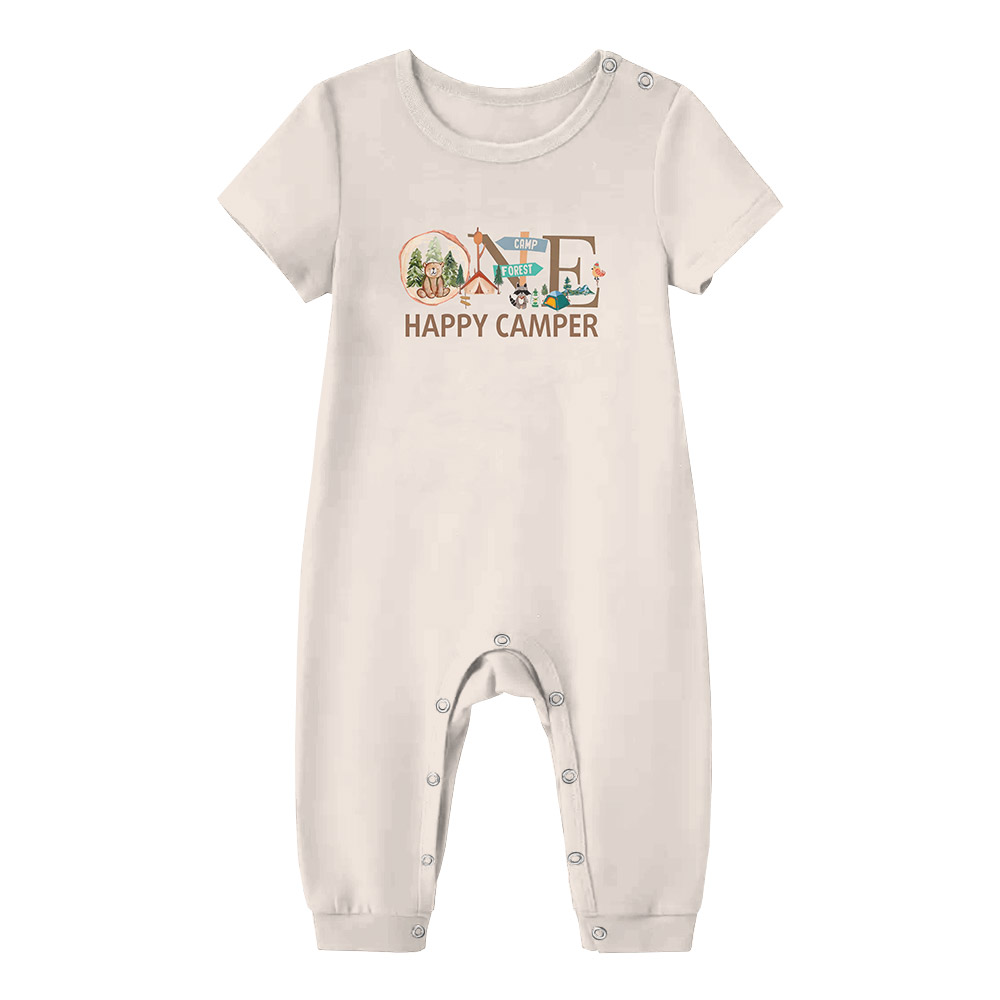 Personalized One Happy Camper Matching Pajamas For Family Personalized One Happy Camper Matching Pajamas For Family