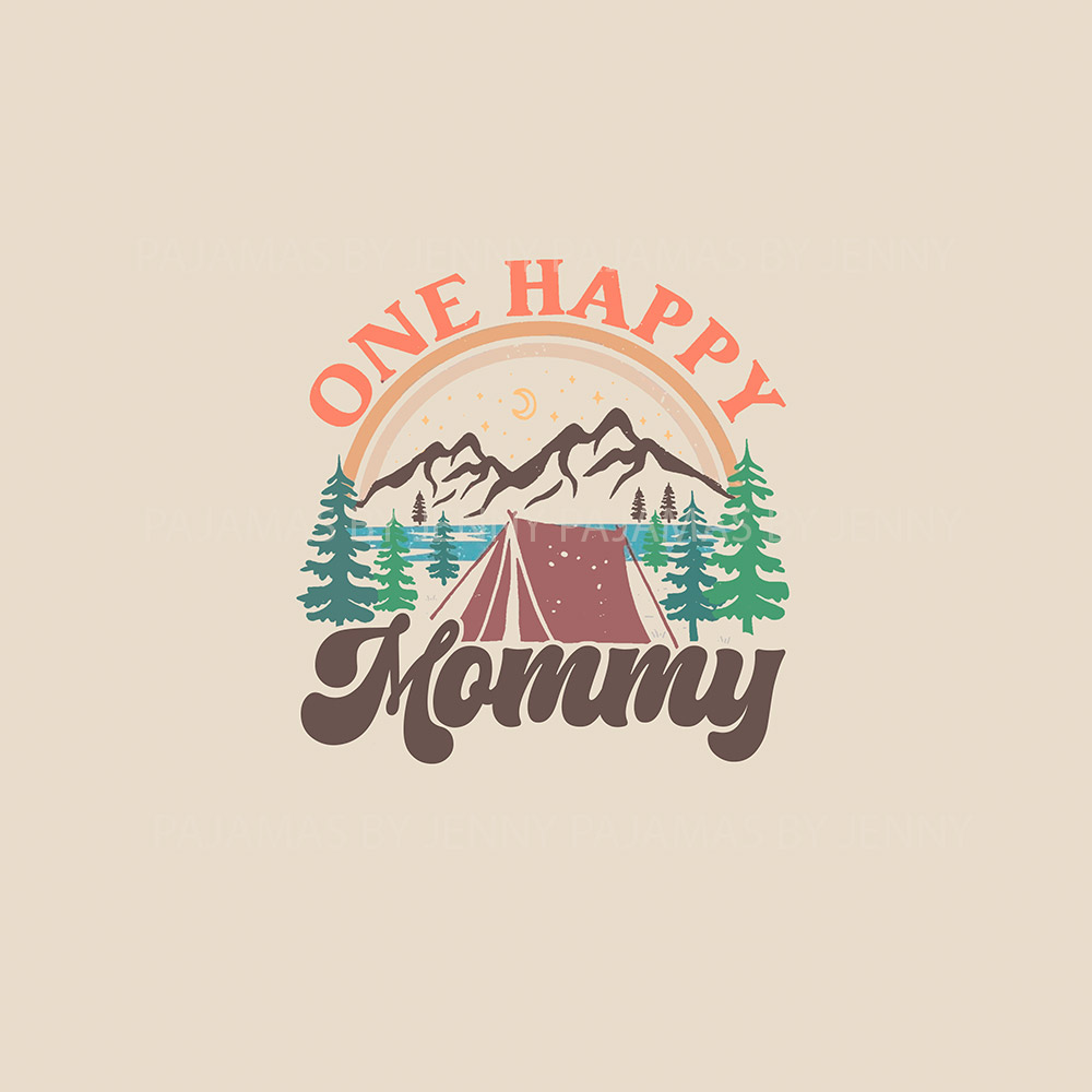 Customizable Matching Family Camping Pajama Sets