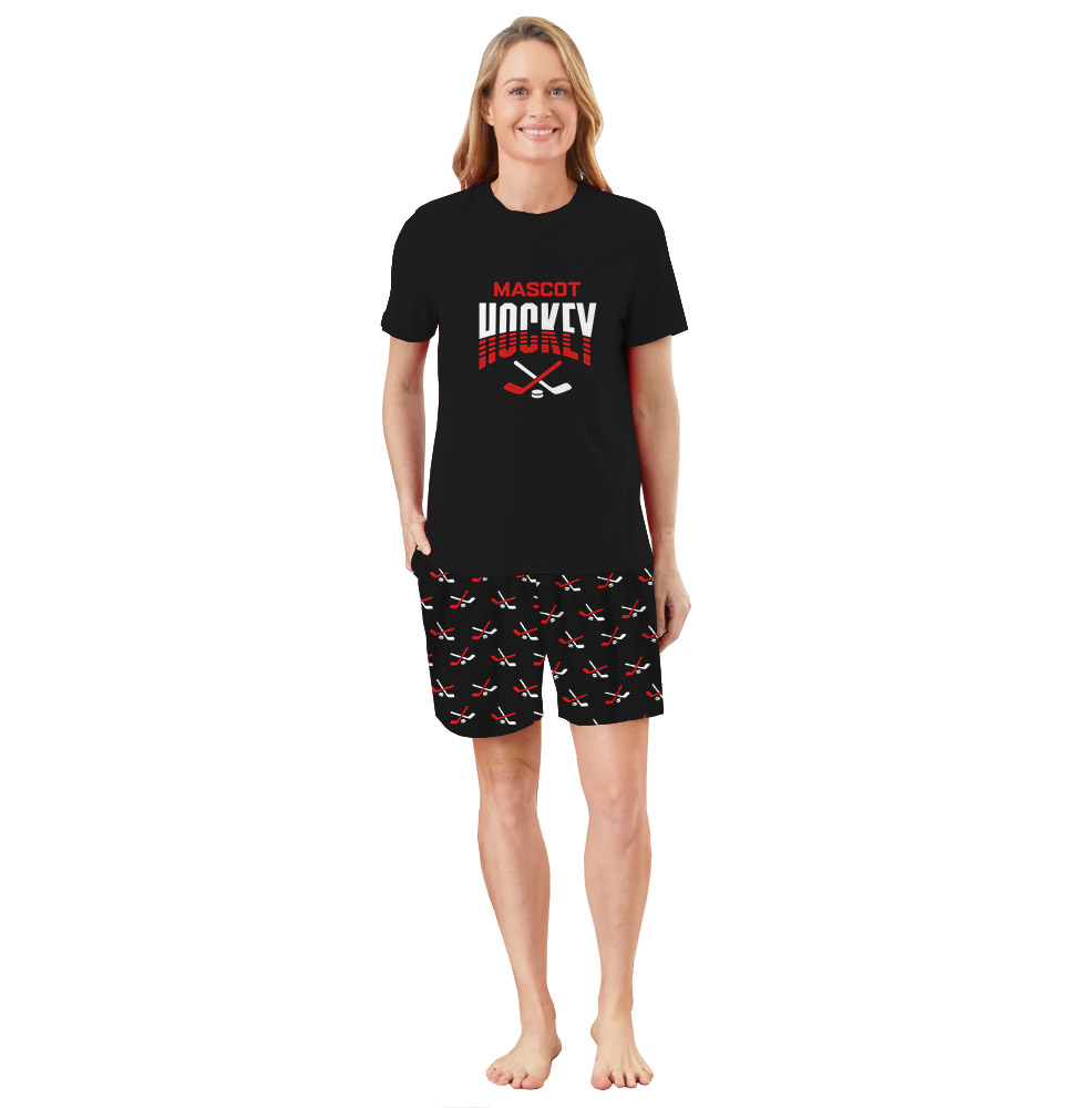Unique Custom Color And Mascot Hockey Team Pajama Sets Unique Custom Color And Mascot Hockey Team Pajama Sets