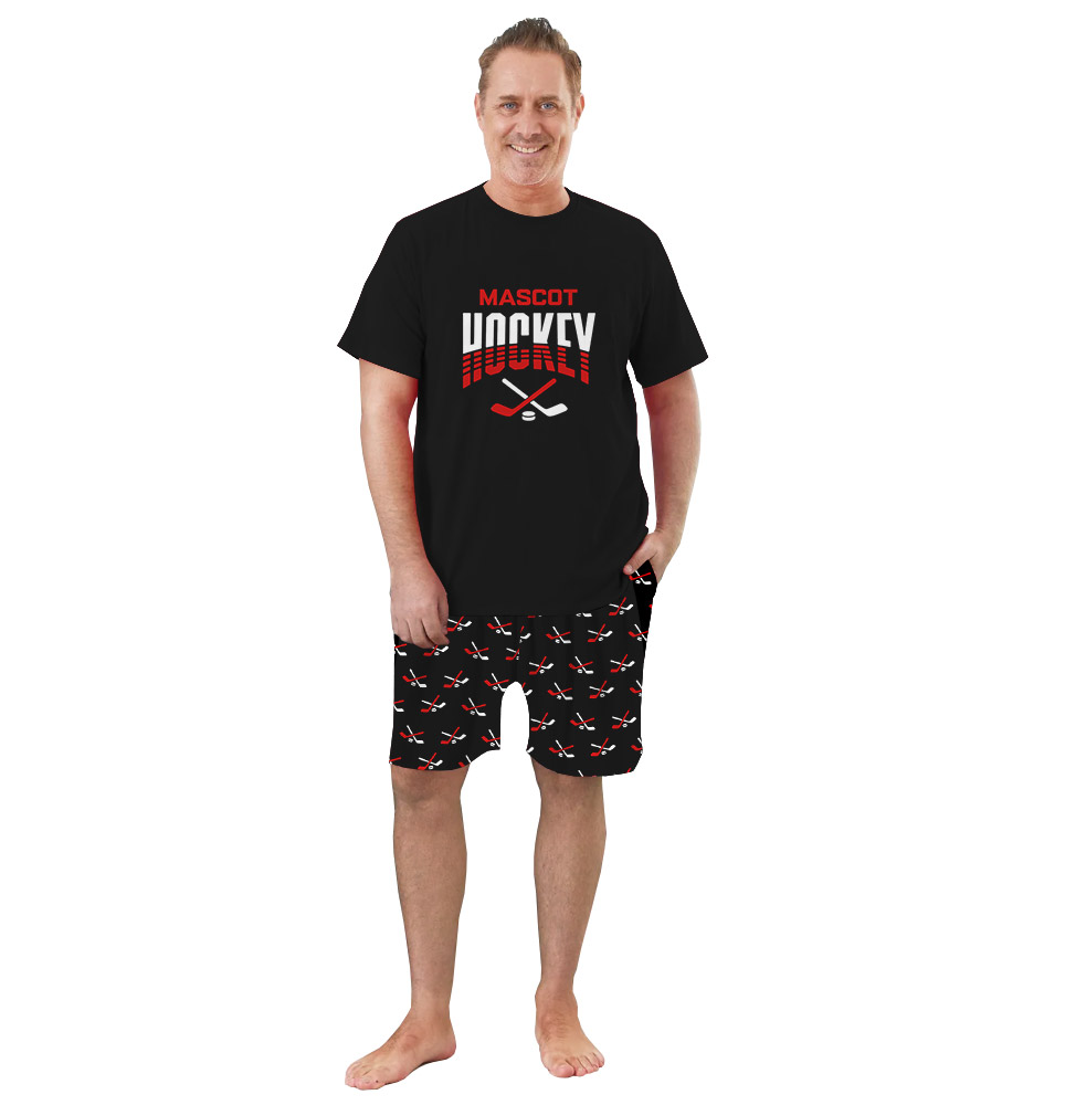 Unique Custom Color And Mascot Hockey Team Pajama Sets Unique Custom Color And Mascot Hockey Team Pajama Sets