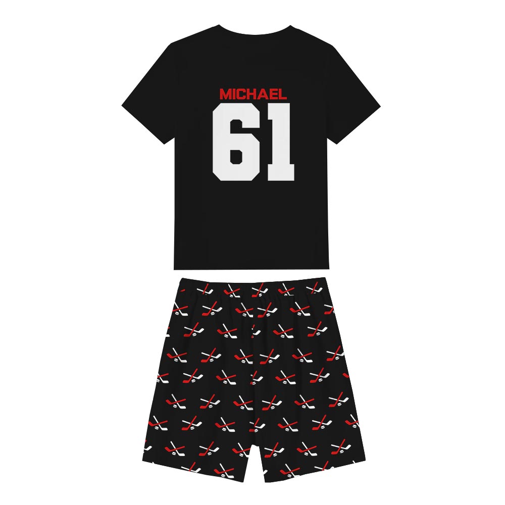 Unique Custom Color And Mascot Hockey Team Pajama Sets Unique Custom Color And Mascot Hockey Team Pajama Sets