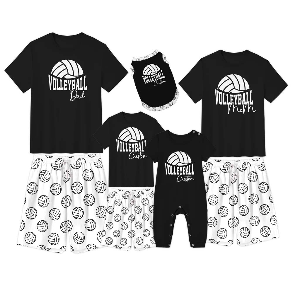 Personalized Volleyball Matching Tops And Shorts