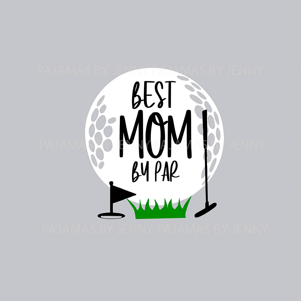 Custom Best Dad Mom By Par Golf Themed Pajamas Custom Best Dad Mom By Par Golf Themed Pajamas