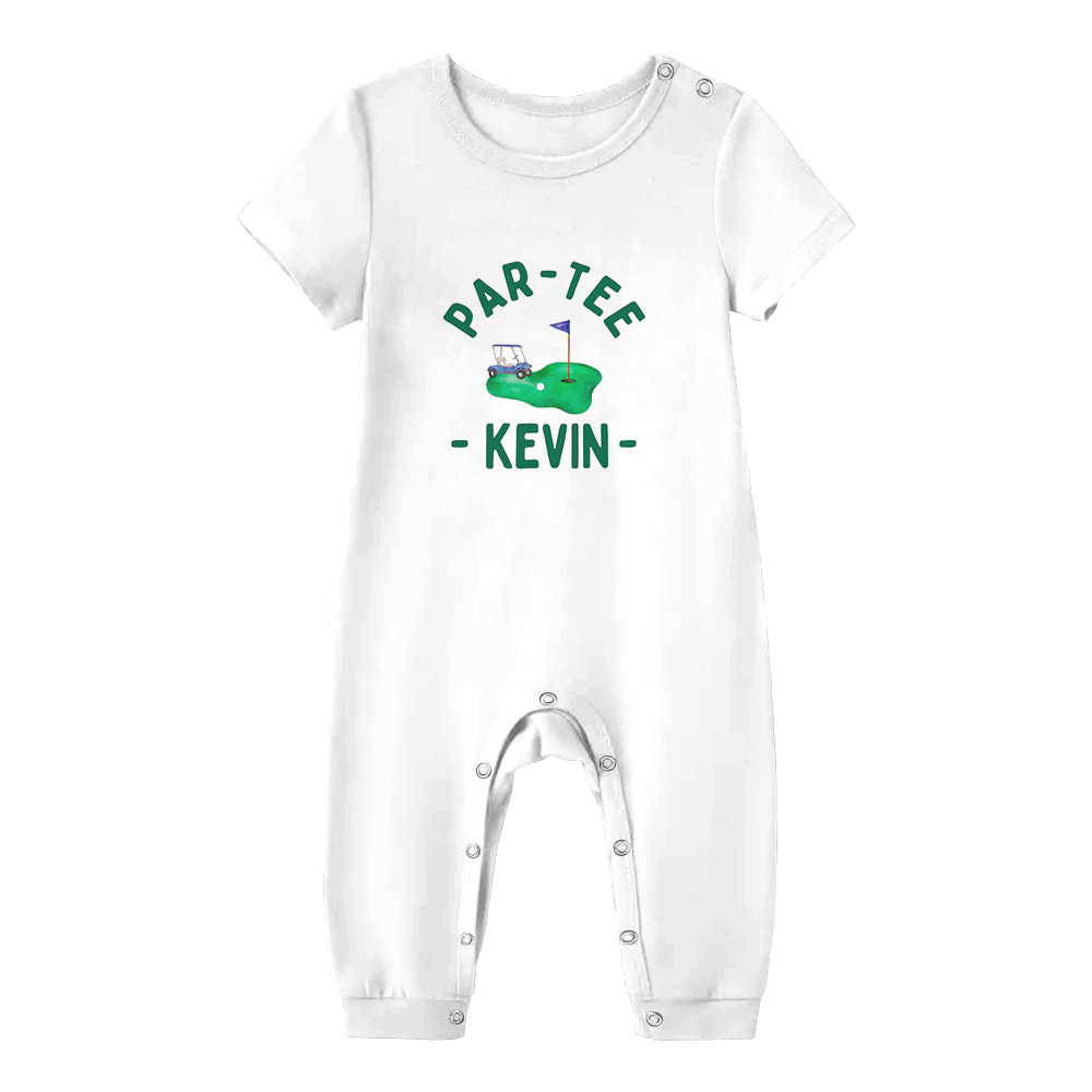 Custom Par-Tee Dada Mama Golf Themed Birthday Pajamas Custom Par-Tee Dada Mama Golf Themed Birthday Pajamas