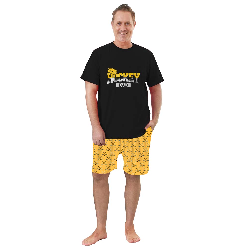 Personalized Name For Hockey Lovers Pajama Short Sets Personalized Name For Hockey Lovers Pajama Short Sets