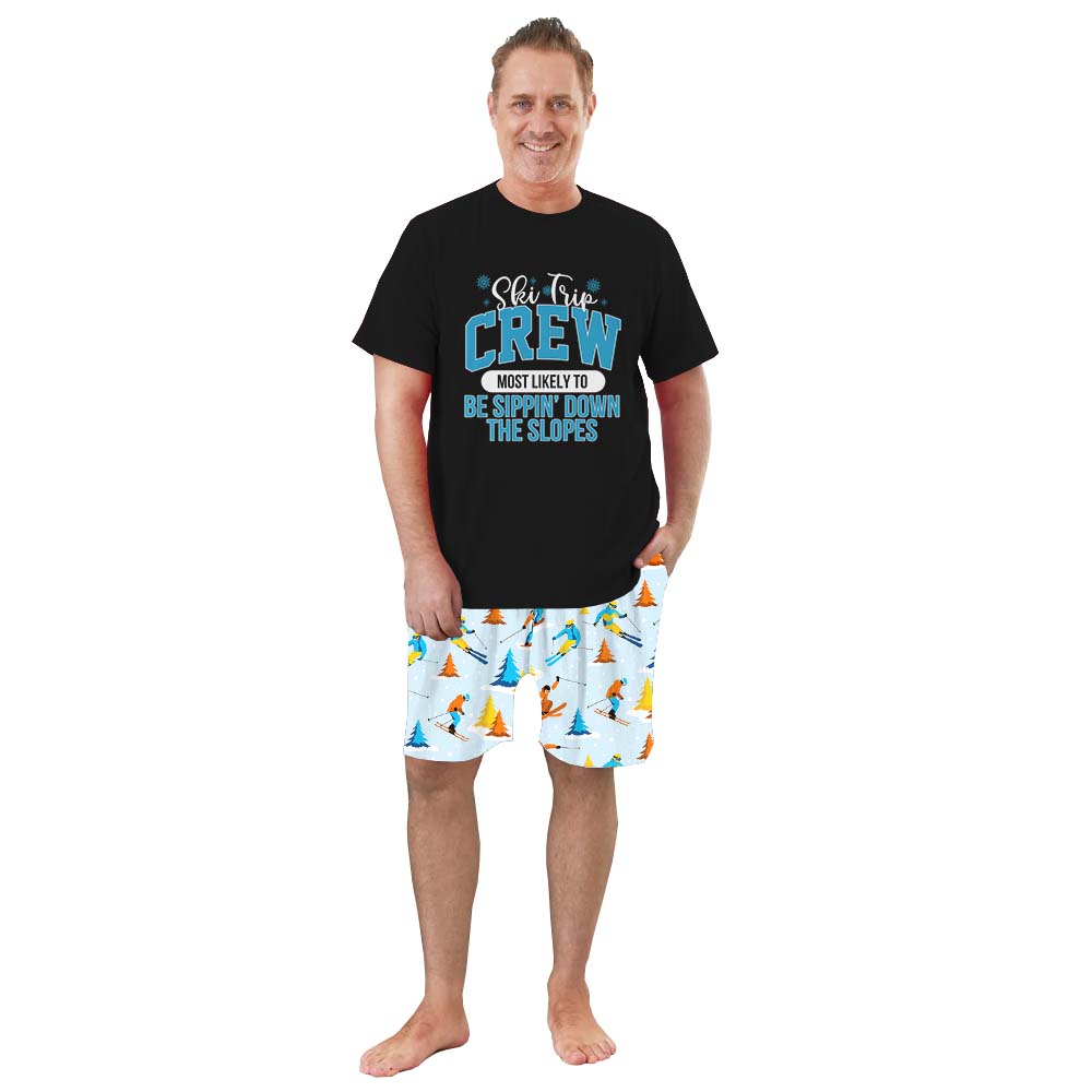Funny Sayings Ski Trip Crew Matching Tops And Shorts Funny Sayings Ski Trip Crew Matching Tops And Shorts