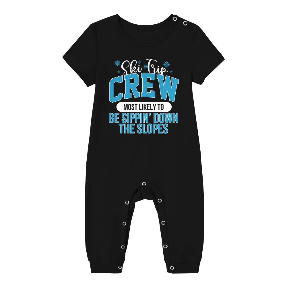 Funny Sayings Ski Trip Crew Matching Tops And Shorts Funny Sayings Ski Trip Crew Matching Tops And Shorts