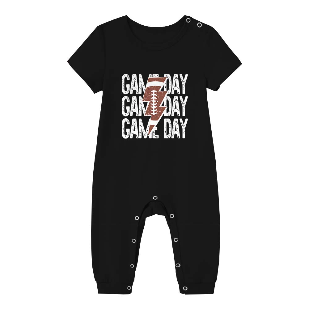 Game Day Short Pajamas For American Football Lovers With Name Game Day Short Pajamas For American Football Lovers With Name