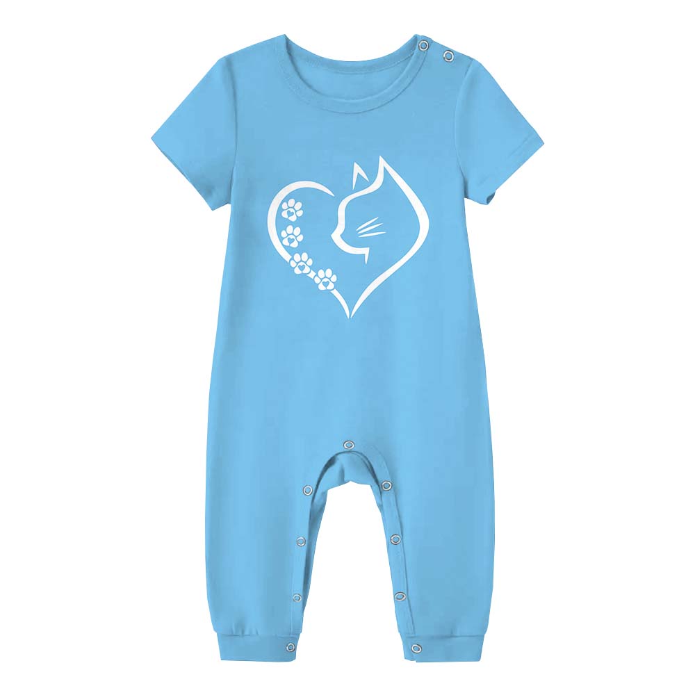 Adorable Owner And Dog Pajamas Short Sleeves For Cat Lovers Adorable Owner And Dog Pajamas Short Sleeves For Cat Lovers
