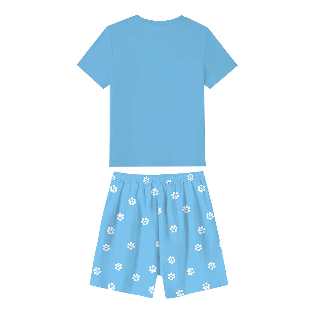 Adorable Owner And Dog Pajamas Short Sleeves For Cat Lovers Adorable Owner And Dog Pajamas Short Sleeves For Cat Lovers