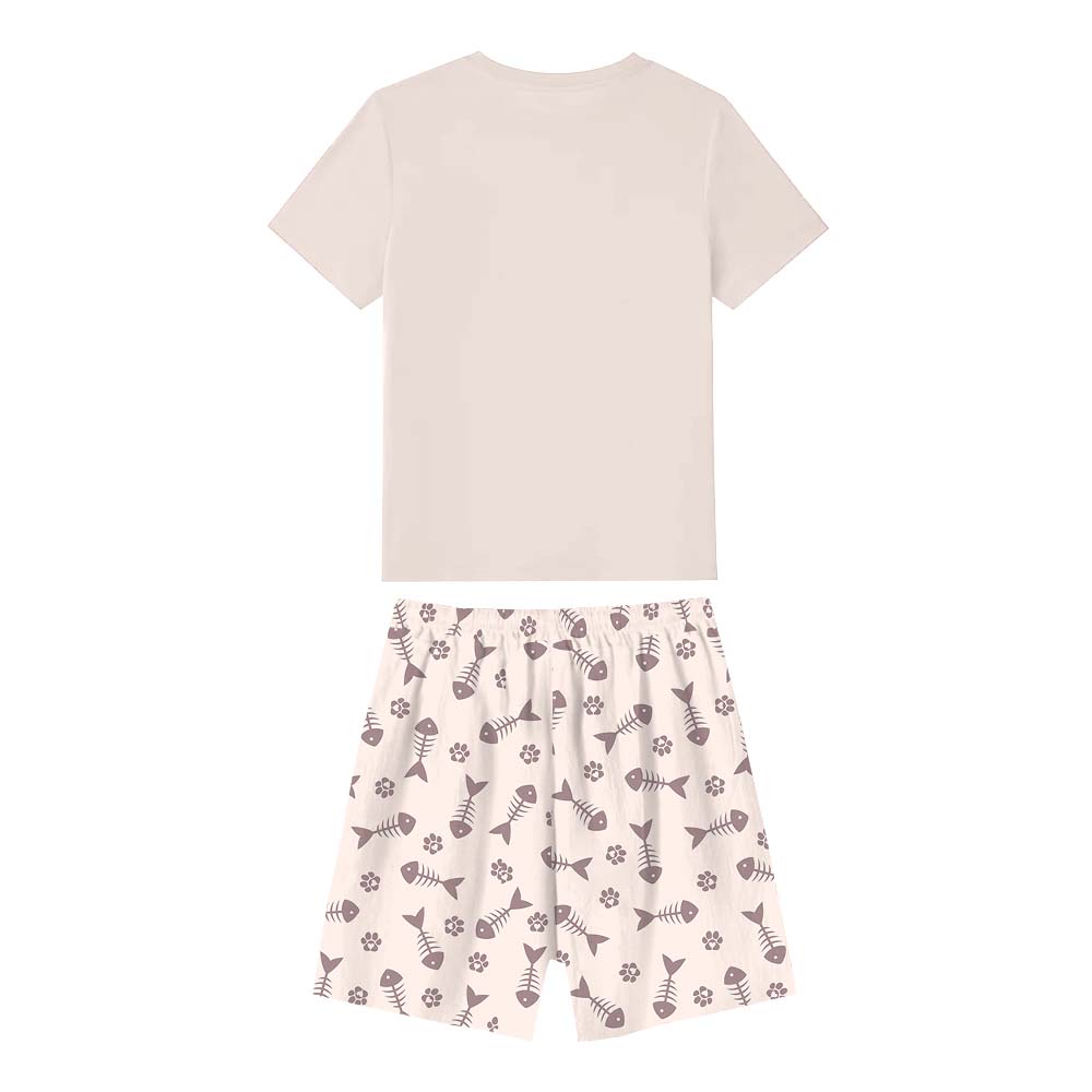 Cat Heart Family Matching Short Sleeves Pajamas Cat Heart Family Matching Short Sleeves Pajamas