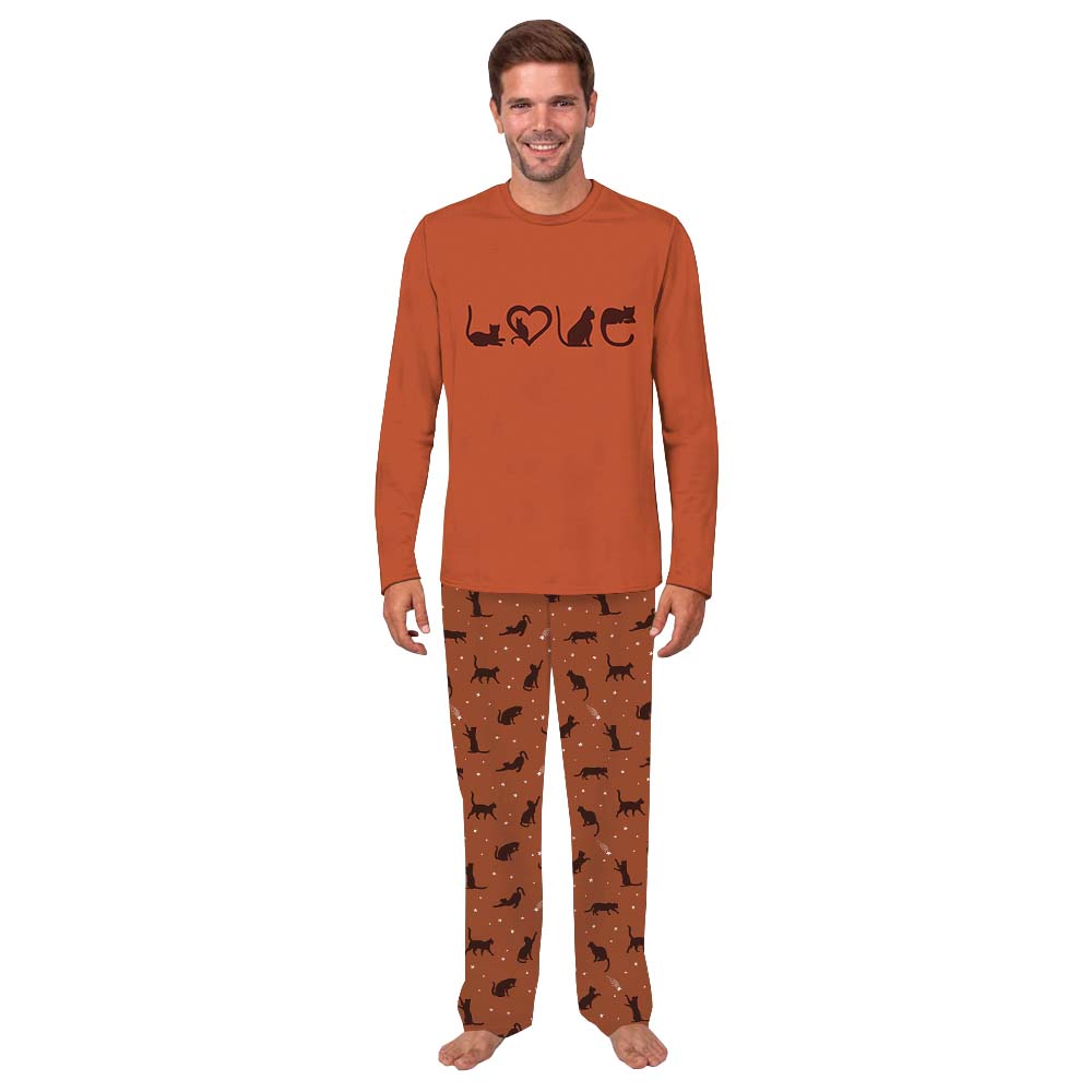 Cute Black Cat Matching Family Pajamas Cute Black Cat Matching Family Pajamas