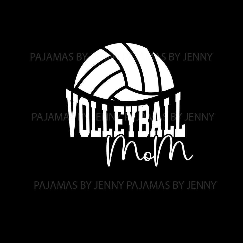 Special Customizable Volleyball Themed Matching Family Pajama Sets Special Customizable Volleyball Themed Matching Family Pajama Sets