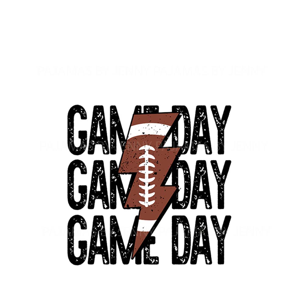 Sporty American Football Saying Game Day Pajama Sets For Family Sporty American Football Saying Game Day Pajama Sets For Family