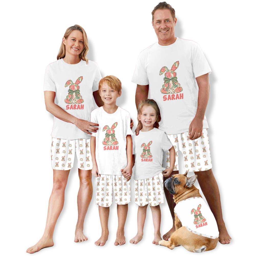 Personalized Peep With Name Easter Pajamas With Plus Size Personalized Peep With Name Easter Pajamas With Plus Size