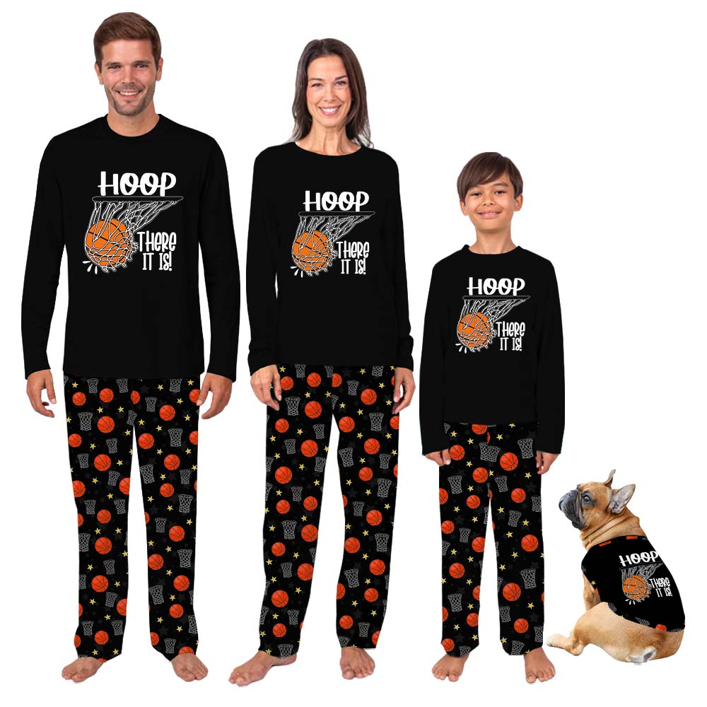 Basketball Hoop There It Is Family Sport Jammies Basketball Hoop There It Is Family Sport Jammies