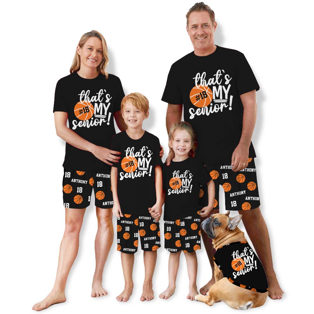 Custom Name Basketball Pajama Short Sets Custom Name Basketball Pajama Short Sets