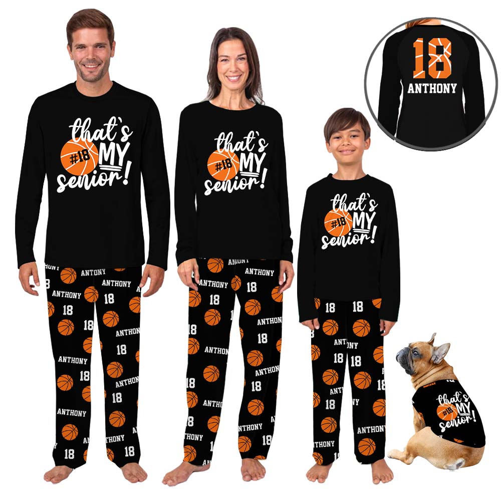 Unique Basketball Matching Family Sport Pajama Sets