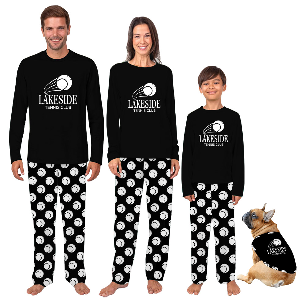 Custom Logo And Name Tennis Team Pajamas Custom Logo And Name Tennis Team Pajamas