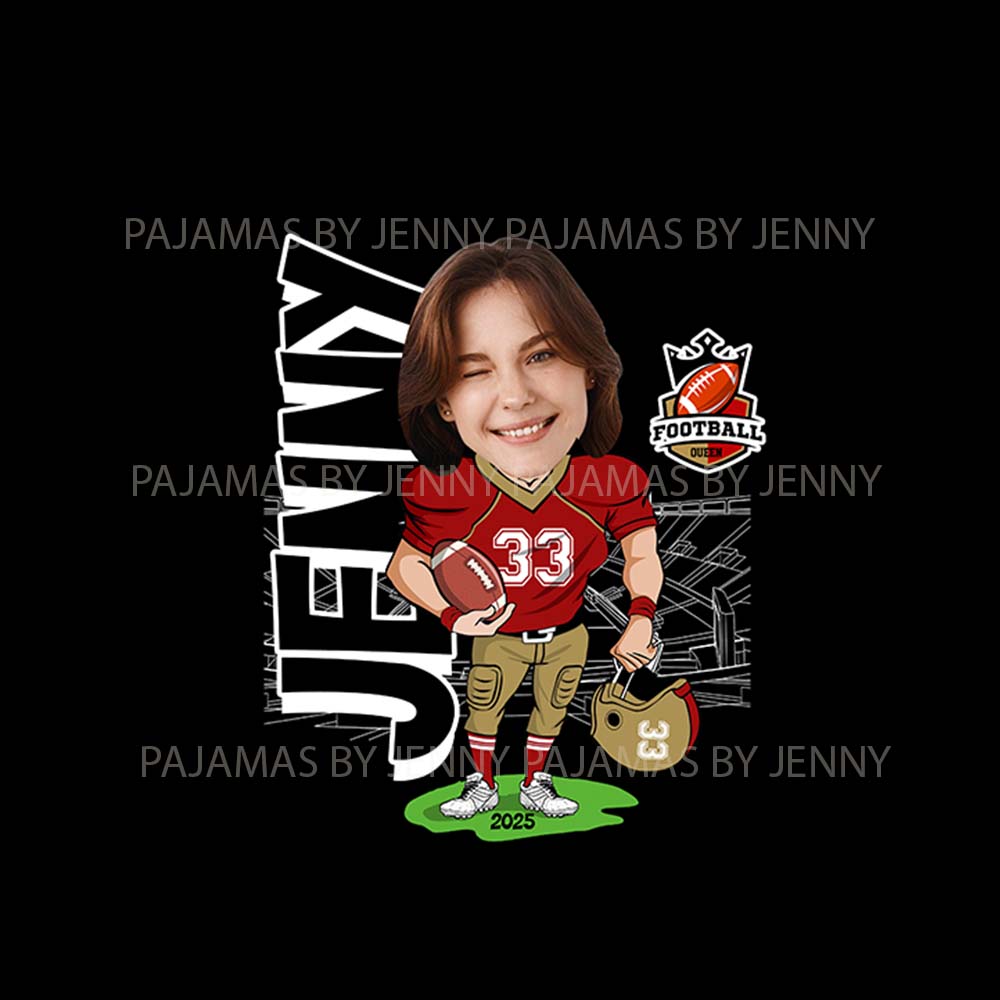 Unique Sport Matching Family Pajama Sets For American Football Lovers