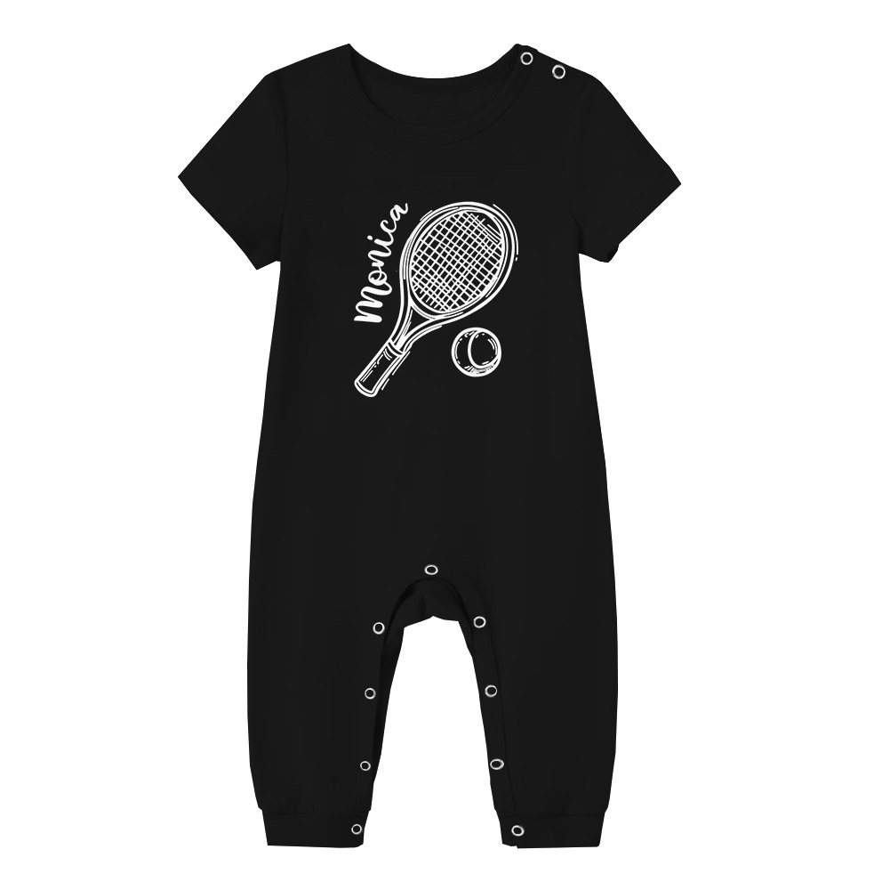 Unique Short Tennis Pajamas With Your Name Unique Short Tennis Pajamas With Your Name