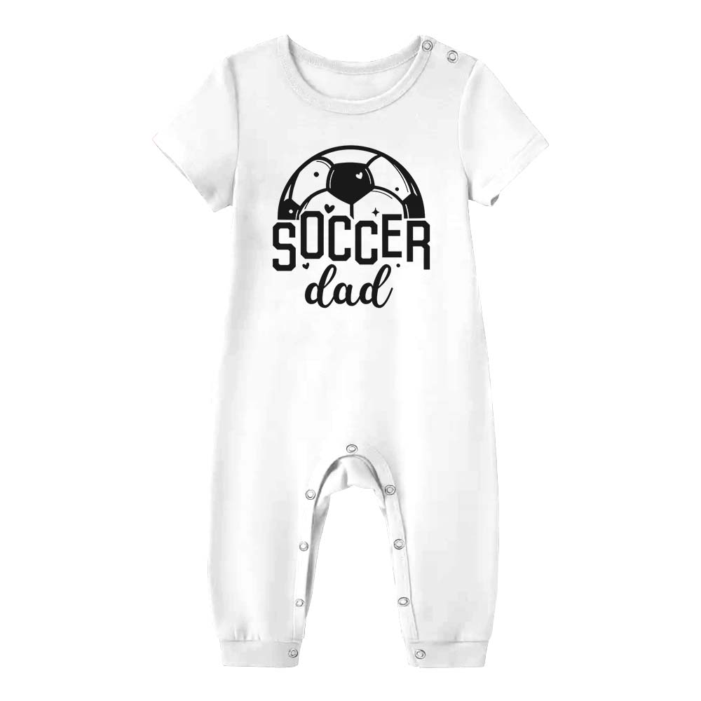Custom Soccer Themed Sport Matching Family Pajama Short Sets Custom Soccer Themed Sport Matching Family Pajama Short Sets