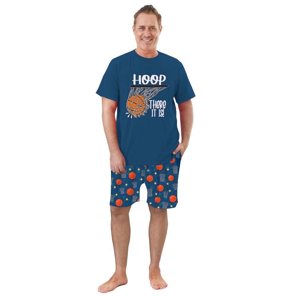 Energetic Basketball Sport Pajama Short Sets