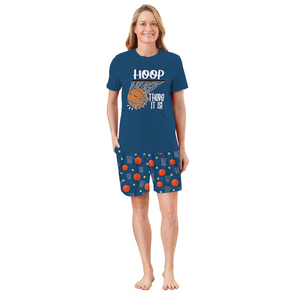 Energetic Basketball Sport Pajama Short Sets