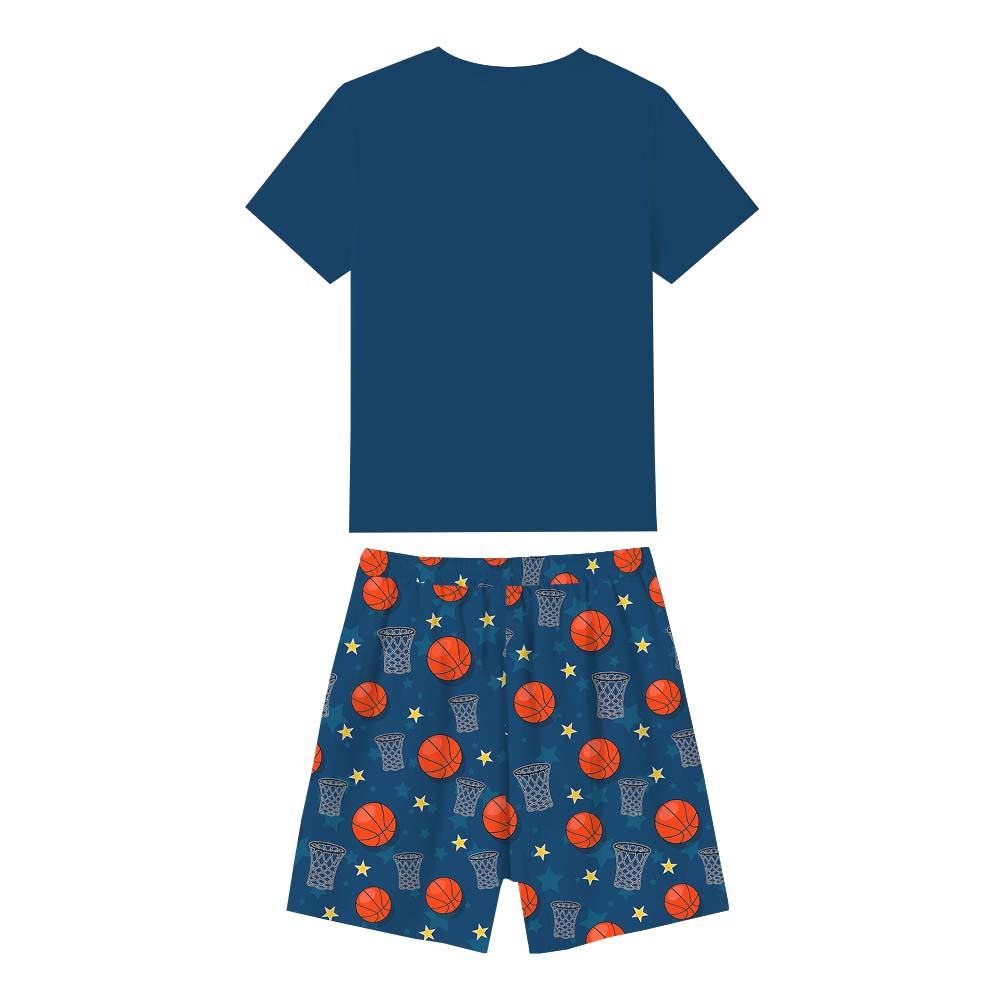 Energetic Basketball Sport Pajama Short Sets