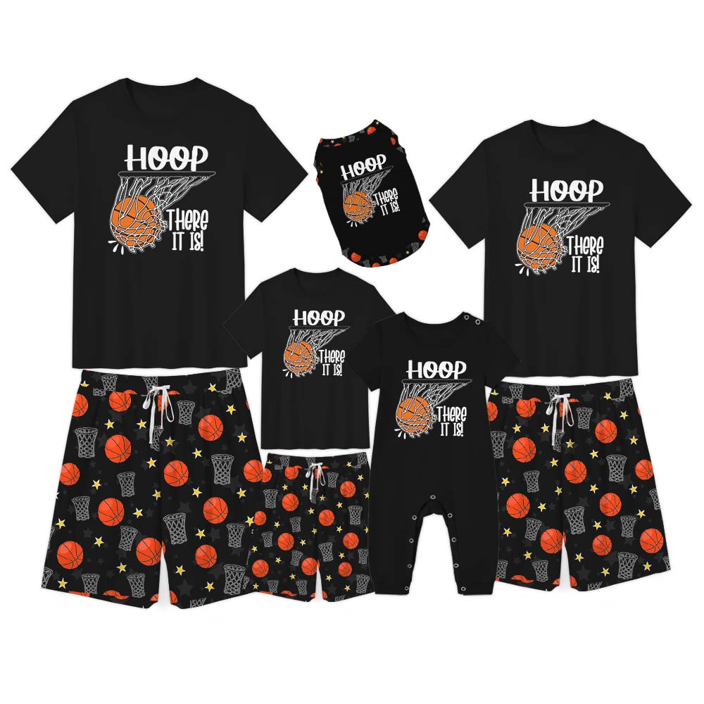 Basketball Hoop There It Is Pajama Short Sets