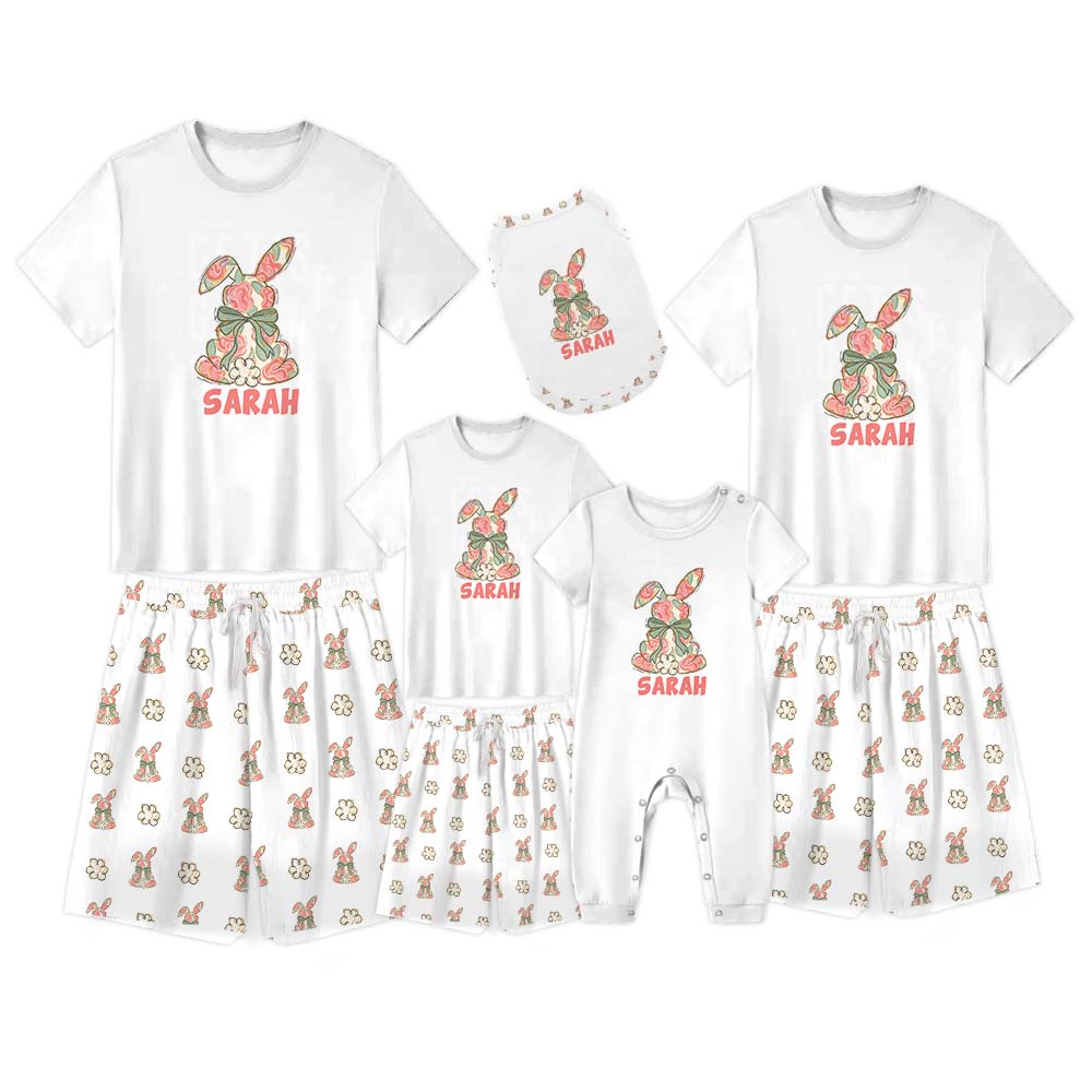 Personalized Peep With Name Easter Pajamas With Plus Size Personalized Peep With Name Easter Pajamas With Plus Size