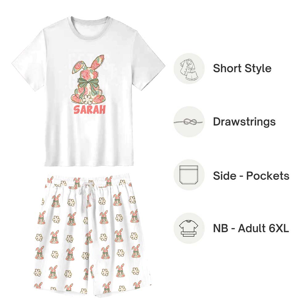Personalized Peep With Name Easter Pajamas With Plus Size Personalized Peep With Name Easter Pajamas With Plus Size