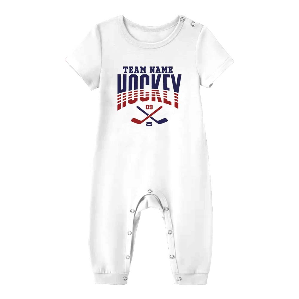 Hockey Themed With Name Pajamas For Adults Short Sleeves Hockey Themed With Name Pajamas For Adults Short Sleeves